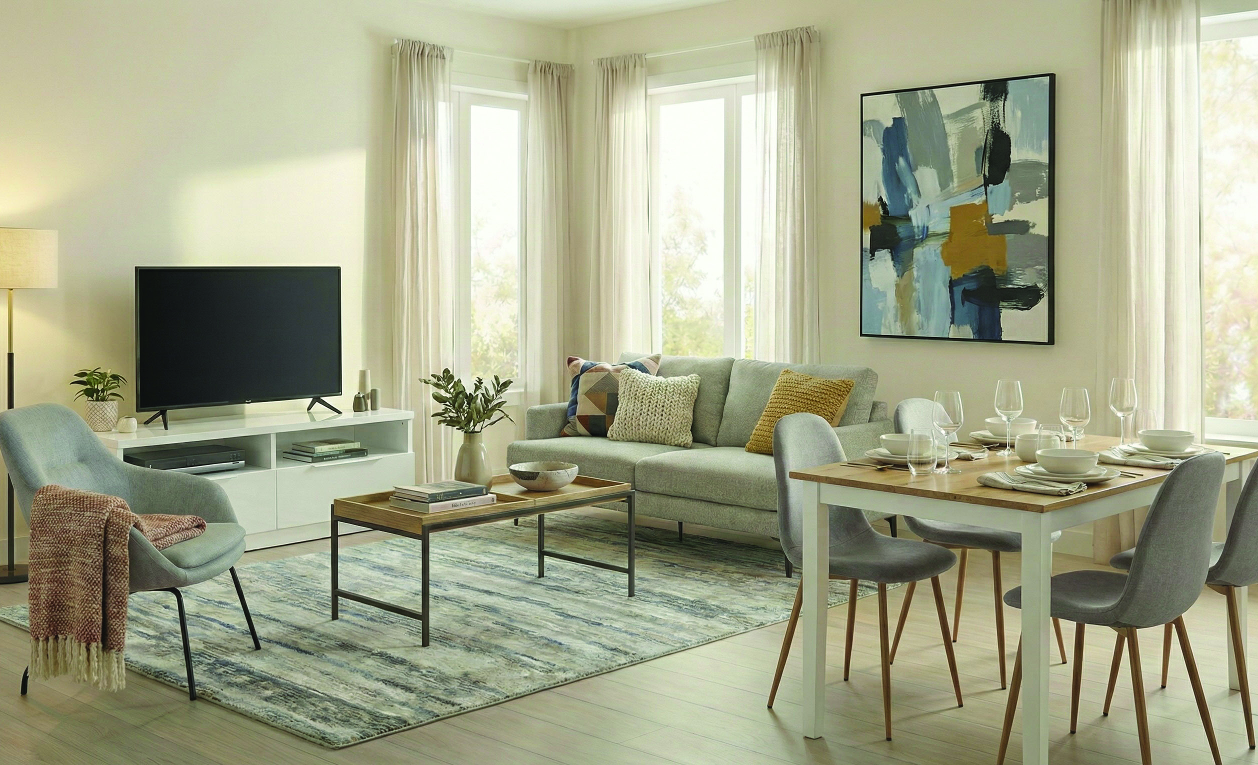 Furnished living roomEssential Pack